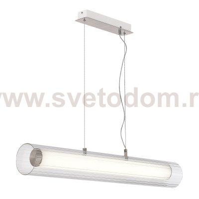 SL2010.103.01 Светильник подвесной ST-Luce Никель/Белый, Прозрачный LED 1*33W 3000K/4000K ENFYS