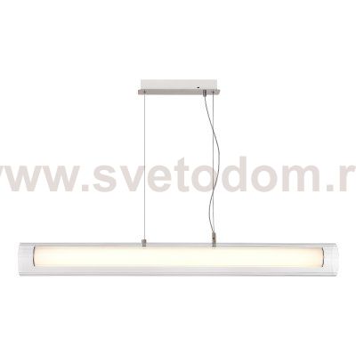 SL2010.113.01 Светильник подвесной ST-Luce Никель/Белый, Прозрачный LED 1*40W 3000K/4000K ENFYS