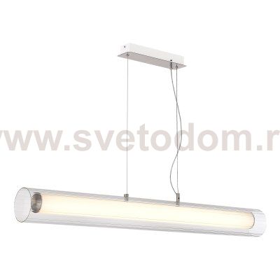 SL2010.113.01 Светильник подвесной ST-Luce Никель/Белый, Прозрачный LED 1*40W 3000K/4000K ENFYS