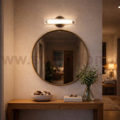 SL2010.121.01 Светильник настенный ST-Luce Никель/Белый, Прозрачный LED 1*7W 3000K/4000K ENFYS