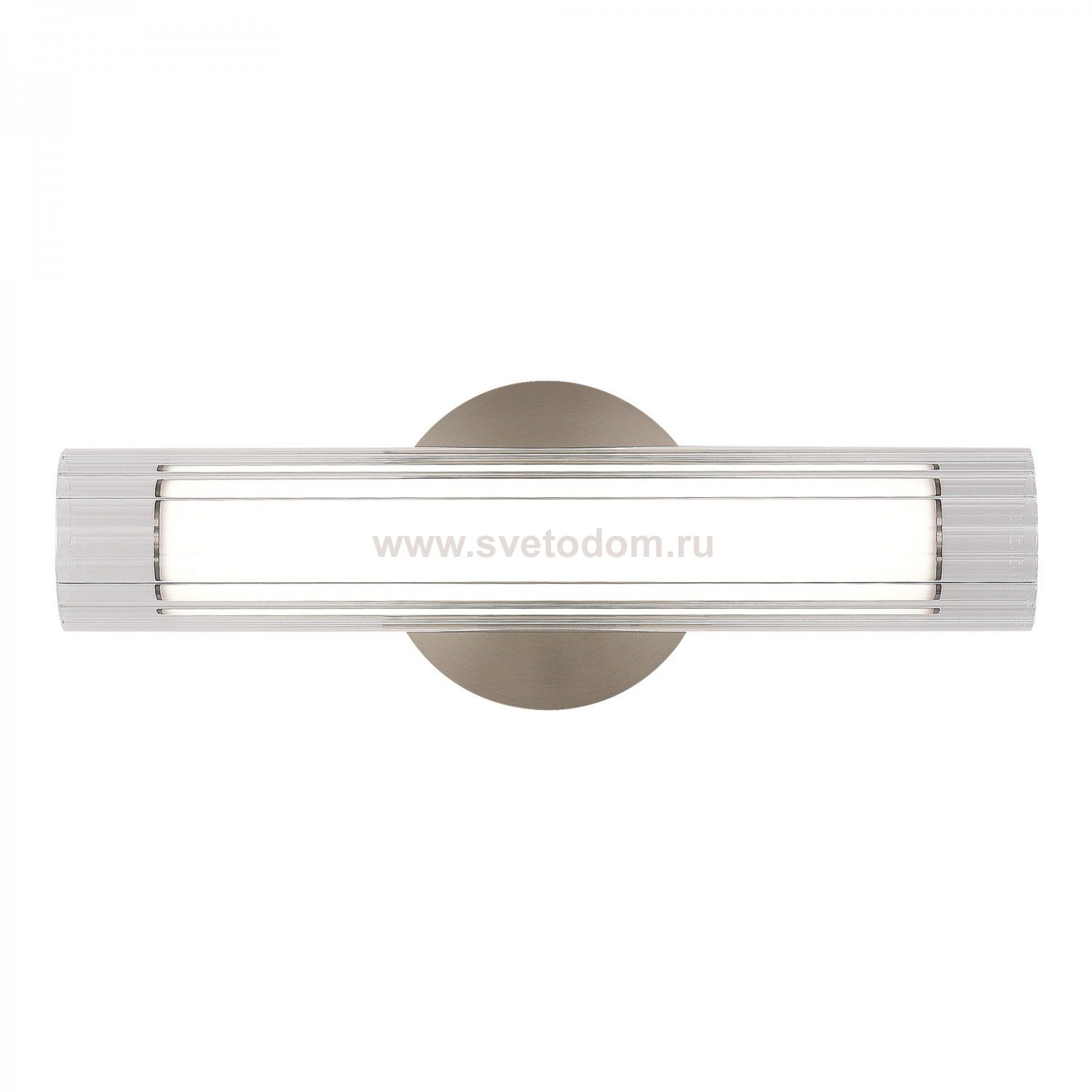 SL2010.121.01 Светильник настенный ST-Luce Никель/Белый, Прозрачный LED 1*7W 3000K/4000K ENFYS