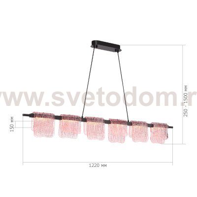 Светильник  светодиодный St luce SL6021.403.36 VOILE