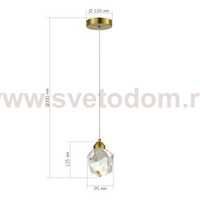 Светильник  светодиодный St luce SL6114.203.01 CASCATO