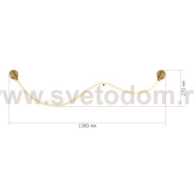 Светильник  светодиодный St luce SL6118.301.01 MARLOW
