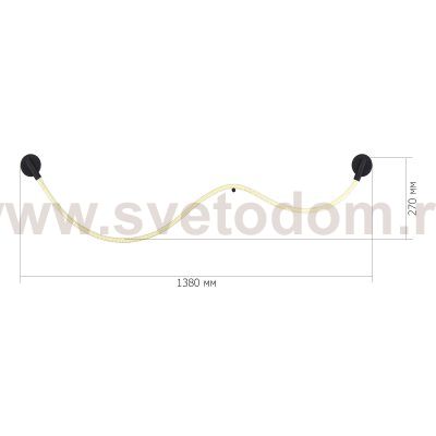 Светильник  светодиодный St luce SL6118.401.01 MARLOW