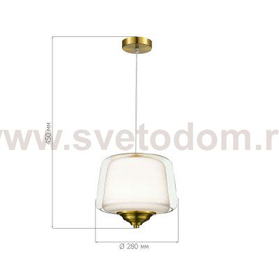 Светильник  светодиодный St luce SL6127.303.01 PANDORA