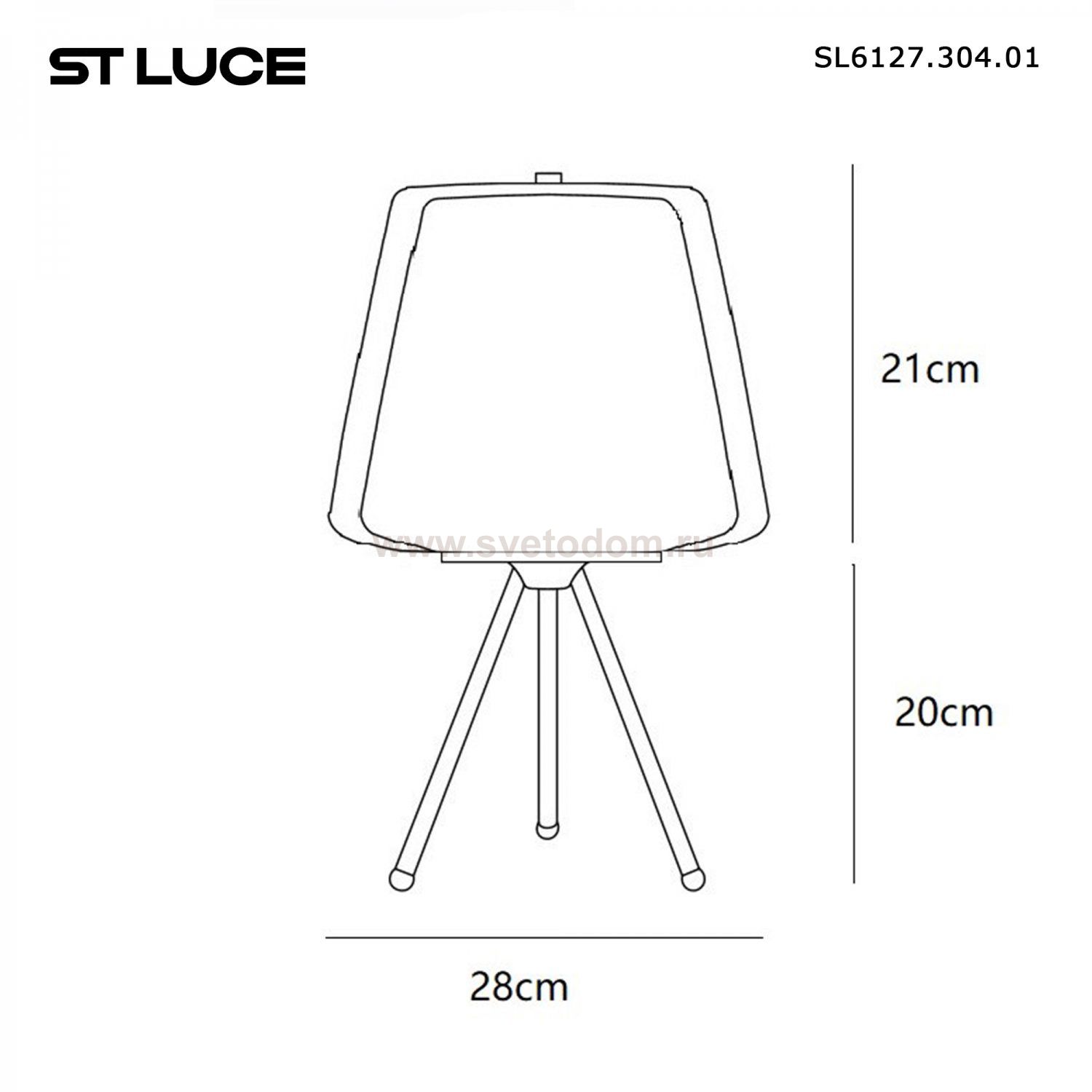 Светильник  светодиодный St luce SL6127.304.01 PANDORA