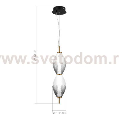 Светильник  светодиодный St luce SL6130.403.15 ICE