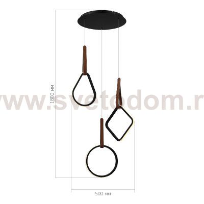 Светильник  светодиодный St luce SL6131.403.36 SHAPE