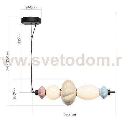 Светильник  светодиодный St luce SL6134.423.01 FLORENTINI