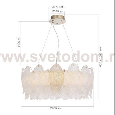 Светильник  светодиодный St luce SL6135.213.01 LIGHTSOME