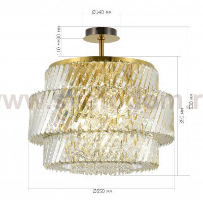 Светильник  с лампой накаливания St luce SL6138.313.12 RITZ