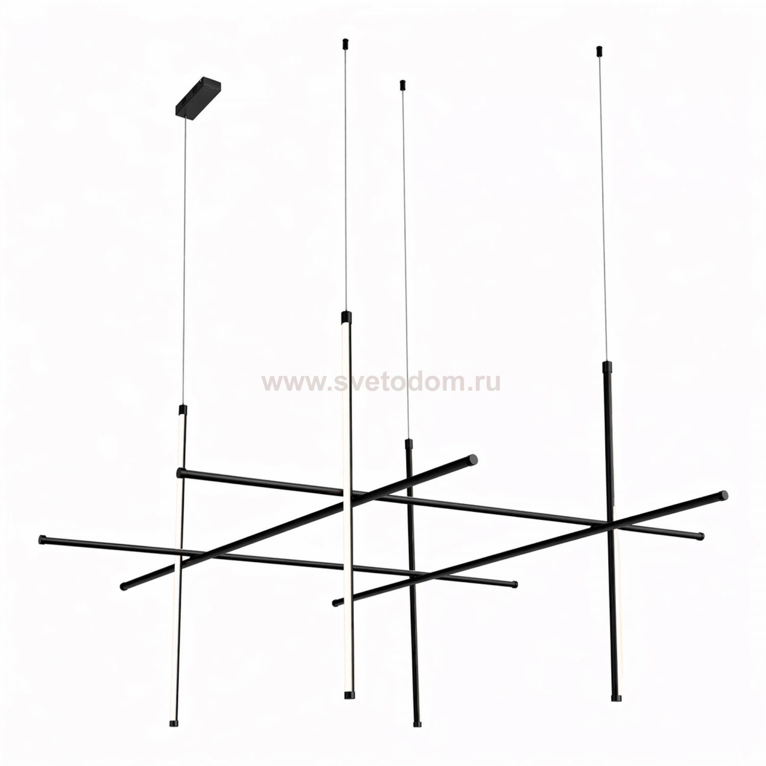 SL6207.403.150 Светильник подвесной ST-Luce Черный  LED 1*150W 3000K RETICO