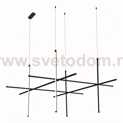 SL6207.403.150 Светильник подвесной ST-Luce Черный  LED 1*150W 3000K RETICO