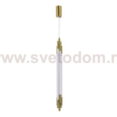 SL6237.303.38 Светильник подвесной ST-Luce латунь/белый LED 1*38W 4000K DALLAMOS