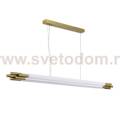 SL6237.303.58 Светильник подвесной ST-Luce латунь/белый LED 1*58W 4000K DALLAMOS