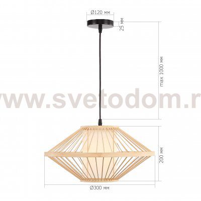 Светильник  с лампой накаливания St luce SL6241.533.01 ALMA