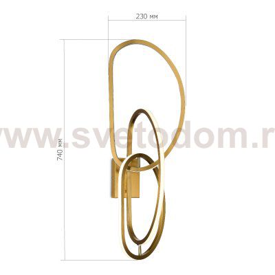 Светильник  светодиодный St luce SL6505.201.42 ABRA