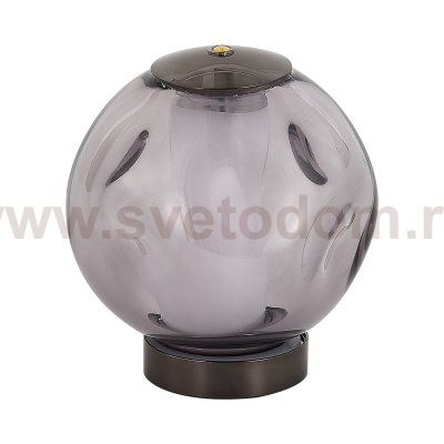 SL6520.404.01 Прикроватная лампа ST-Luce черный жемчуг/прозрачно-дымчатый LED 1*5W 4000K HELMI