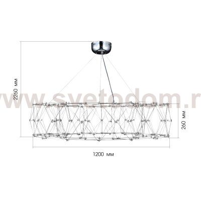 Светильник  светодиодный St luce SL6602.103.72 GRAVETTA