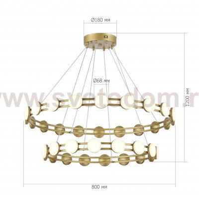 Светильник St luce SL6610.203.36 MONRO