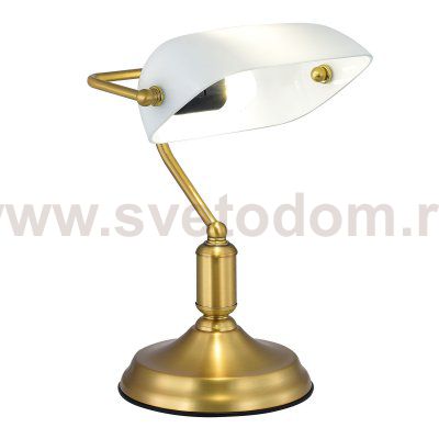 SL6620.304.01 Прикроватная лампа ST-Luce латунь/белый E27 1*40W VICE