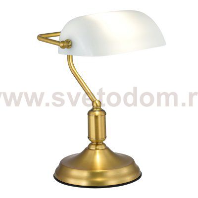 SL6620.304.01 Прикроватная лампа ST-Luce латунь/белый E27 1*40W VICE