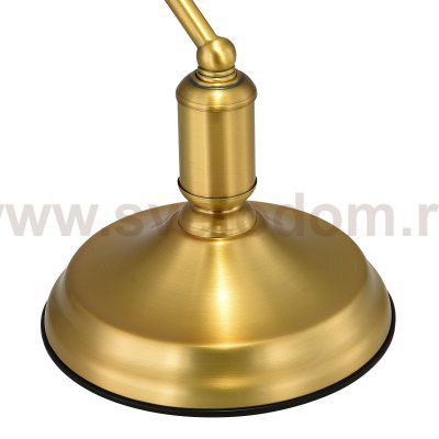 SL6620.304.01 Прикроватная лампа ST-Luce латунь/белый E27 1*40W VICE