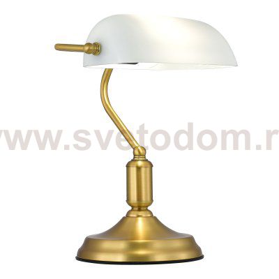 SL6620.304.01 Прикроватная лампа ST-Luce латунь/белый E27 1*40W VICE