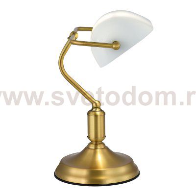 SL6620.304.01 Прикроватная лампа ST-Luce латунь/белый E27 1*40W VICE