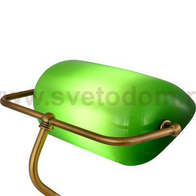 SL6620.314.01 Прикроватная лампа ST-Luce латунь/зелёный E27 1*40W VICE