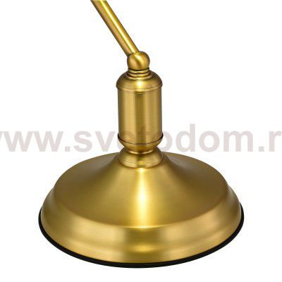 SL6620.314.01 Прикроватная лампа ST-Luce латунь/зелёный E27 1*40W VICE