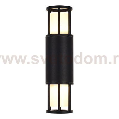 SL9017.401.02 Светильник уличный настенный ST-Luce черный/черный GU10 2*15W MESA