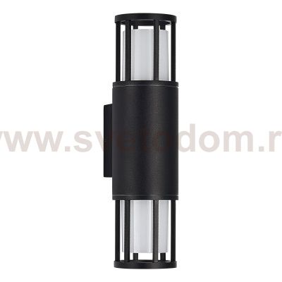 SL9017.401.02 Светильник уличный настенный ST-Luce черный/черный GU10 2*15W MESA