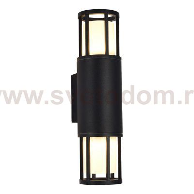 SL9017.401.02 Светильник уличный настенный ST-Luce черный/черный GU10 2*15W MESA