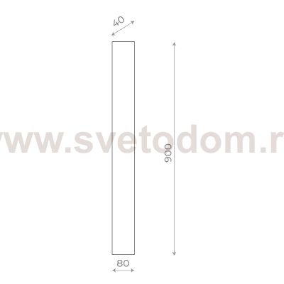 Светильник уличный настенный St luce SL9511.411.01 NUVOLA