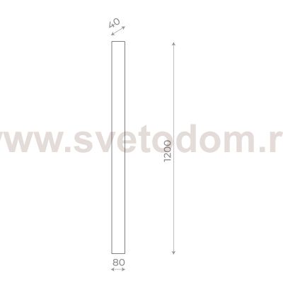 Светильник уличный настенный St luce SL9511.421.01 NUVOLA