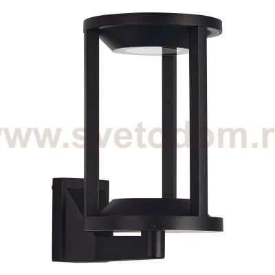 SL9535.401.01 Светильник уличный настенный ST-Luce черный/черный LED 1*9W 3000K GLORR
