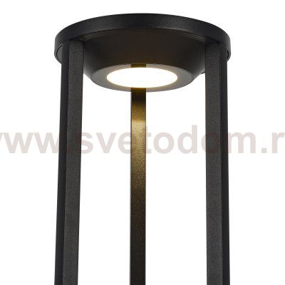 SL9535.405.01 Светильник уличный напольный ST-Luce черный/черный LED 1*9W 3000K GLORR
