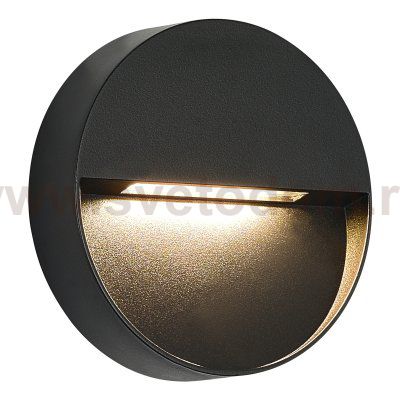 SL9537.401.14 Светильник уличный настенный ST-Luce черный/черный LED 1*1,5W 3000K LADE
