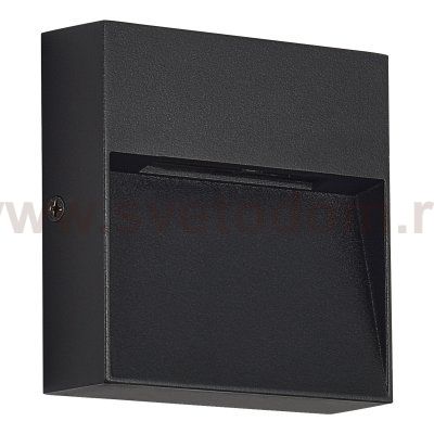 SL9537.411.14 Светильник уличный настенный ST-Luce черный/черный LED 1*1,5W 3000K LADE