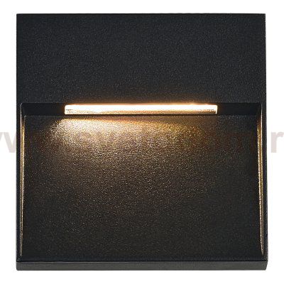 SL9537.411.14 Светильник уличный настенный ST-Luce черный/черный LED 1*1,5W 3000K LADE