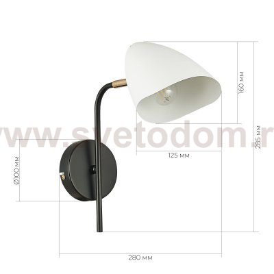 Светильник настенный бра St luce SLE103601-01 SATTA