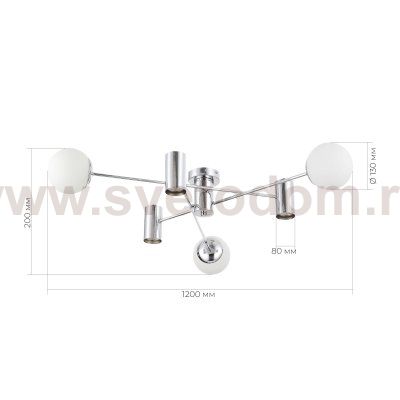 Светильник  с лампой St luce SLE1105-102-06 RAITO