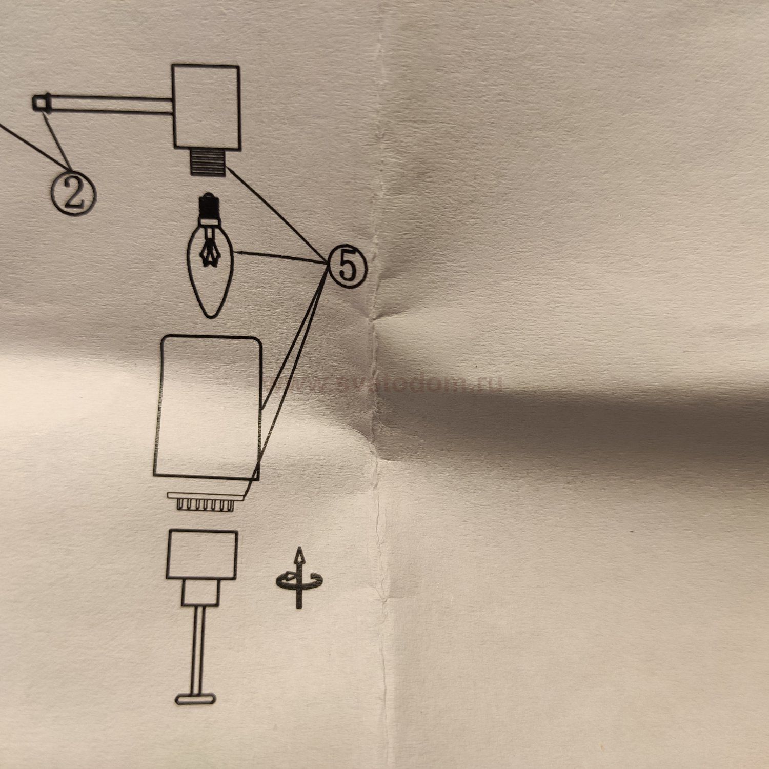 Светильник настенный бра St luce SLE1139-301-01 GESSI