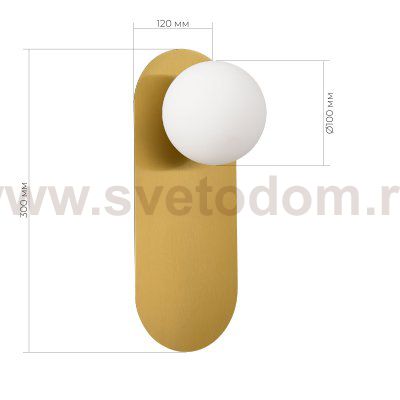 Светильник  с лампой St luce SLE1194-301-01 TOCCO
