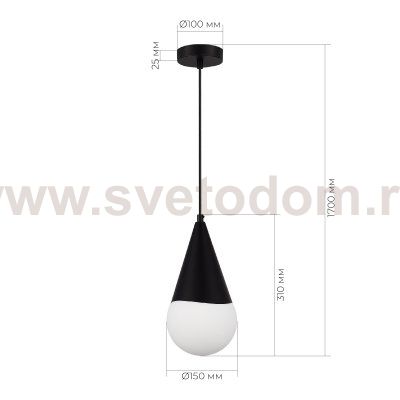Светильник  с лампой накаливания St luce SLE1197-403-01 FIORI