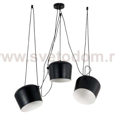 SLE120643-03.1 Светильник подвесной Черный/Черный E27 3*40W TRIESTE