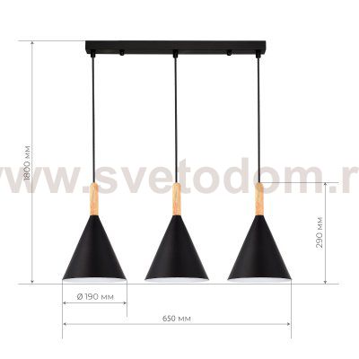 Светильник  с лампой накаливания St luce SLE1255-403-03 ARKET
