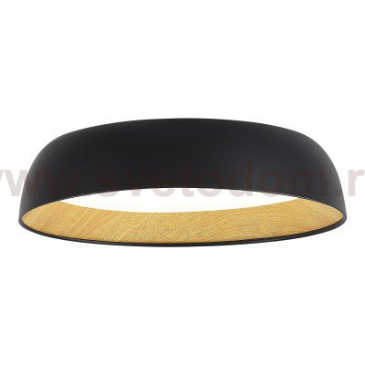 SLE1812-402-01 Светильник потолочный Черный, Древесный/белая LED 1*36W 4000K MUSE